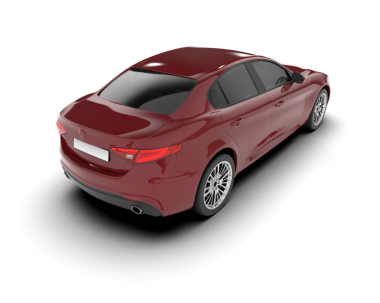 beyaz arkaplandaki araba.