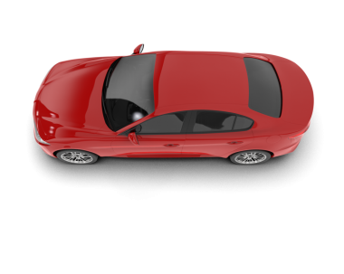 Modern araba. beyaz arkaplanda izole