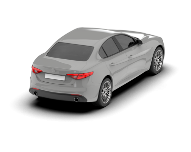 modern sedan araba yan görünüm vektör çizimi beyaz arkaplanda izole edildi