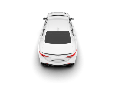 araba beyazda izole edildi