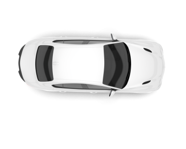 araba beyazda izole edildi.