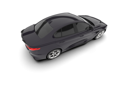 beyaz arkaplanda modern araba