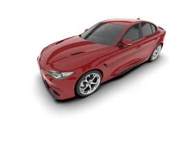 modern araba beyaz arkaplanda izole edildi