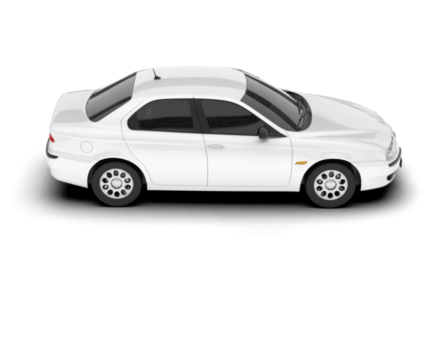 beyaz arkaplandaki araba