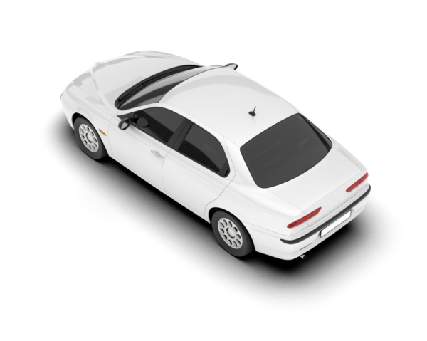 Modern araba. yan görünüm.