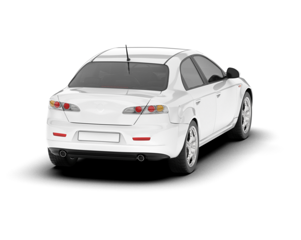 Gerçekçi bir araba. vektör illüstrasyonu