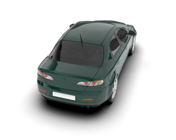 Araç sedan, 3D görüntü