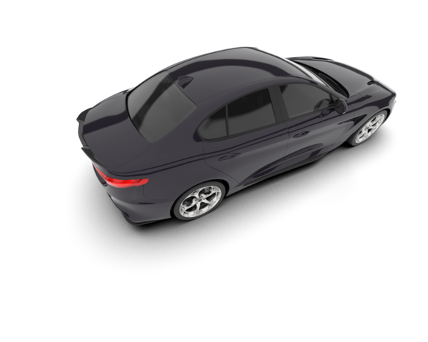 beyaz arkaplanda modern araba