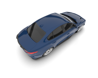 Beyaz arkaplandaki araba