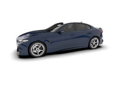 Modern araba arka planda izole edilmiş. 3D görüntüleme - illüstrasyon