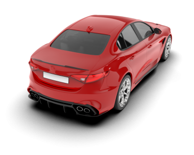 modern lüks araba izole