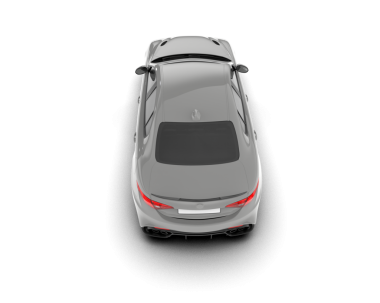 modern elektrikli araba - yan görünüm