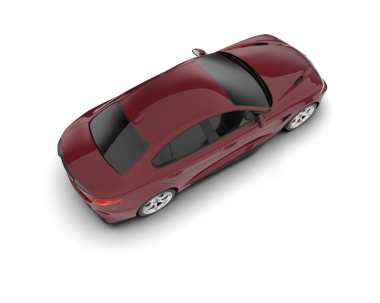 araba gri renkte izole edildi