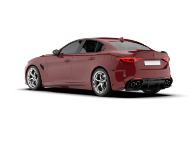 modern araba izole edilmiş arka plan. 3d oluşturma