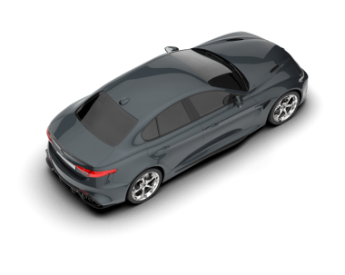 modern araba beyaz arka planda izole edildi. 3 boyutlu çizim - illüstrasyon