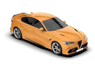 3 d gerçekçi modern sarı araba.