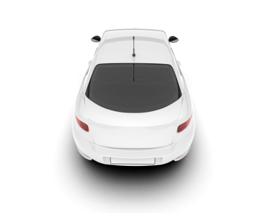 Gerçekçi bir SUV arabası. 3 boyutlu görüntünün ön görüntüsü. 3d illüstrasyon