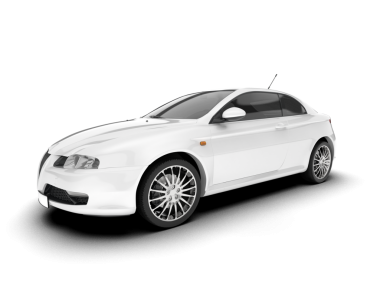 - Araba. Beyaz arka planda bir araba. vektör illüstrasyonu.