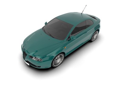 modern spor araba beyaz arka planda izole