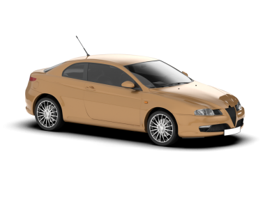 Beyaz arka planda bir araba. vektör illüstrasyonu