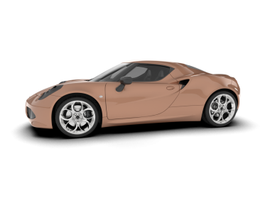 beyaz arka planda modern araba, 3 boyutlu illüstrasyon