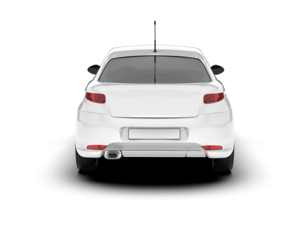 beyaz araba beyaz zemin üzerine izole