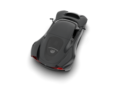 modern araba beyaz arkaplanda izole edildi