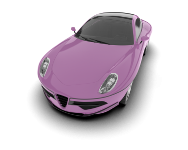 modern araba beyaz arka planda izole edilmiş