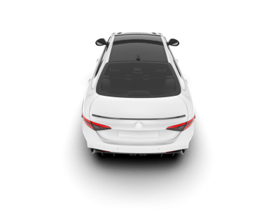 Araba beyaz arka planda izole edilmiş. 3 Boyutlu Hazırlama