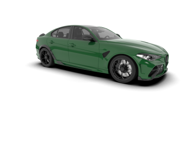 Beyaz arka planda modern bir araba. yan görünüm