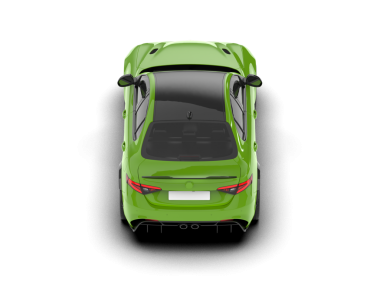 beyaz arkaplanda modern araba