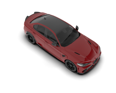 beyaz arka planda modern araba