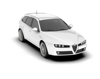 gerçekçi modern araba. 3d oluşturma