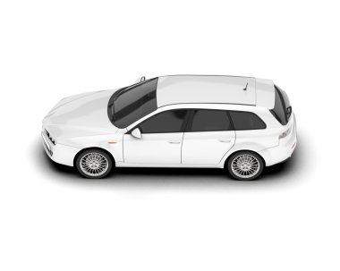 Modern araba. vektör illüstrasyonu.