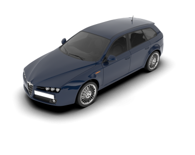 Beyaz arka planda izole edilmiş araba 3 boyutlu görüntüleme. - Resim.