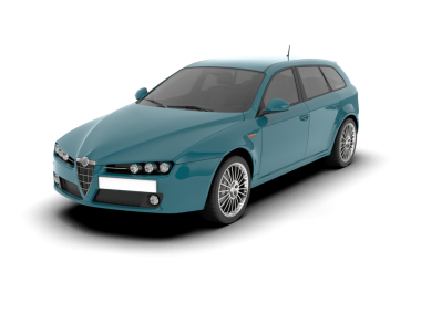 beyaz arkaplanda modern araba