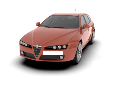 Modern araba. vektör illüstrasyonu