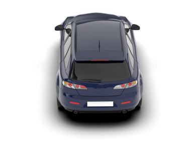 modern lüks araba izole