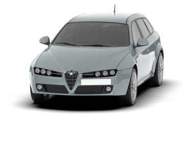 modern araba beyaz arkaplanda izole edildi