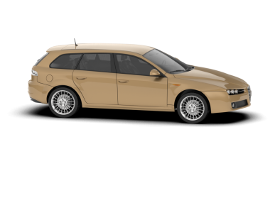 modern araba beyaz arka planda izole edilmiş