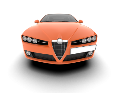 Modern araba. vektör illüstrasyonu.