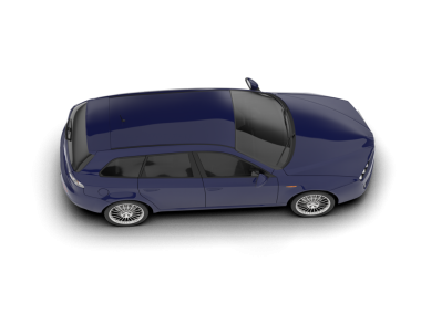 modern araba beyaz arka planda izole edilmiş