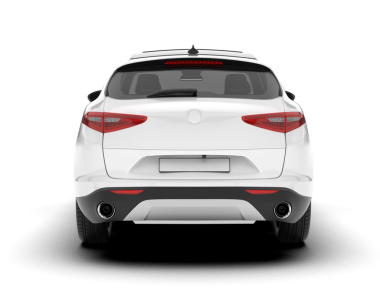 araba beyaz arkaplanda izole edildi.