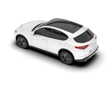 Beyaz arka planda izole edilmiş modern lüks araba. 3D görüntüleme. ön görünüm.