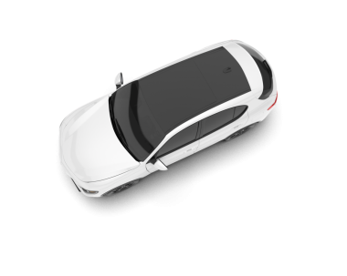 Araba beyaz zemin üzerine