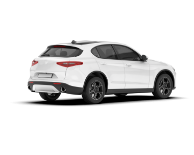 Beyaz arka planda modern lüks SUv