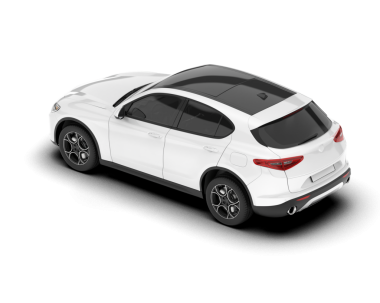 Modern lüks araba. beyaz arkaplanda izole