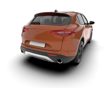 gerçekçi 3 boyutlu araba çizimi.