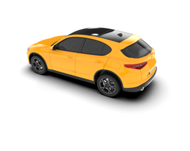 - Araba. - Araba. Arka planda bir araba. 3d oluşturma.