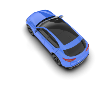 modern lüks araba beyaz arka planda izole edilmiş 3 boyutlu görüntüleme